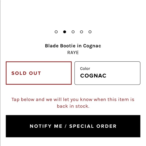 Blade bootie in cognac - Picture 2 of 2